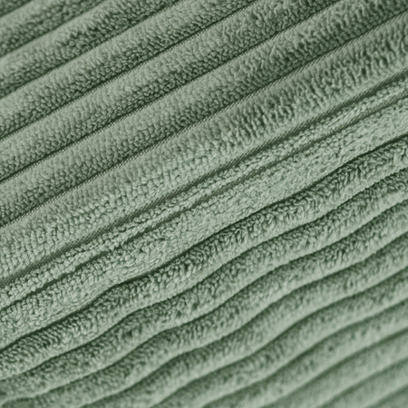 PLUSH NEST Kinderchaiselongue, Liege, 145x35x45cm, Premium-Cord grün