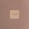 PLUSH NEST Dry pool beige 90x30 with balls, velvet, round 200 balls: pearl, transparent, gold