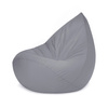 PLUSH NEST Fotel worek Sako, szary, outdoor, wodoodporny, rozmiar S