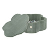PLUSH NEST Trockenes Blumenbecken mit Matte, 95x30, grün, Premium-Cord, Floral Fun Zone, 200 Kugeln: pearl, pearl mint, silver
