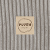 PLUSH NEST Suchy basen, 90x30 cm, okrągły, beżowy, gruby sztruks