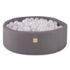 PLUSH NEST Dry pool, 90x30 cm, round, gray, active