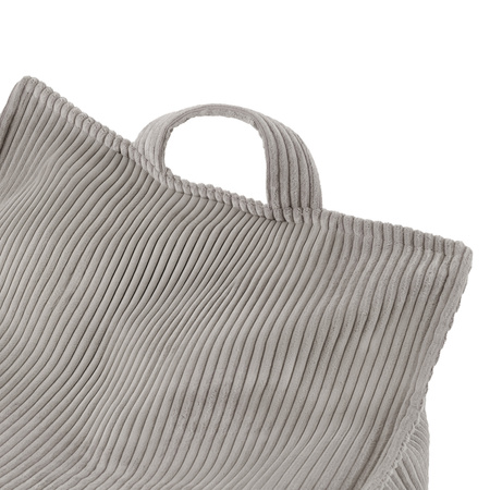 PLUSH NEST Puffy Square Fotel,  77x67x50,  beżowy,  sztruks