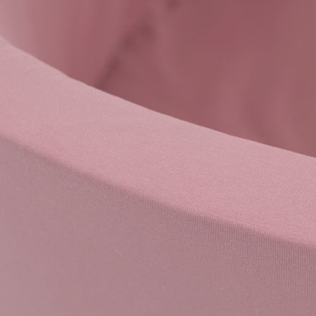 PLUSH NEST Trocken Bällebad, 90x30 cm, rund, rosa, Baumwolle, smart