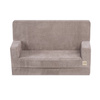 PLUSH NEST Foldie sofa with armrests, premium beige corduroy