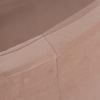 PLUSH NEST Dry pool beige 90x30 with balls, velvet, round 200 balls: pearl, transparent, gold