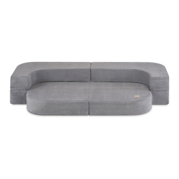 PLUSH NEST Sofa Bed Foldie, premium gray corduroy