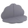 PLUSH NEST Blumenmatte, Outdoor, 115x115x5cm, grau, wasserdicht