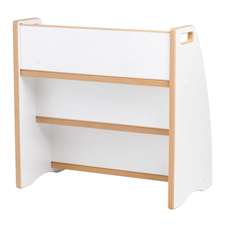 PLUSH NEST Children's bookcase, organizer, white, Wooden Play