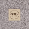 PLUSH NEST Dry pool, round, 90x30 cm, grey lamb