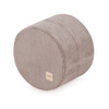 PLUSH NEST Runder Hocker 40x30 cm, beige, Premium Cord