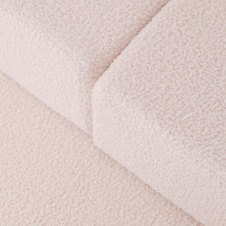 PLUSH NEST Sofa Bed Foldie, kremowy baranek