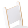 PLUSH NEST Baby chair + table set, white, Wooden Play