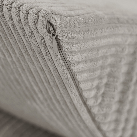 PLUSH NEST Kinderchaiselongue, Liege, 145x35x45cm, hochwertiger beiger Kord