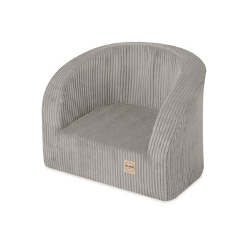 PLUSH NEST Fotelik, beżowy sztruks premium