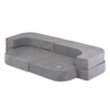 PLUSH NEST Sofa Bed Foldie, premium gray corduroy