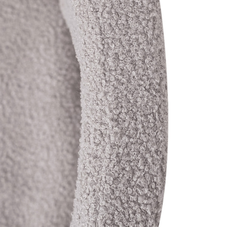 PLUSH NEST Dry pool, round, 90x30 cm, grey lamb