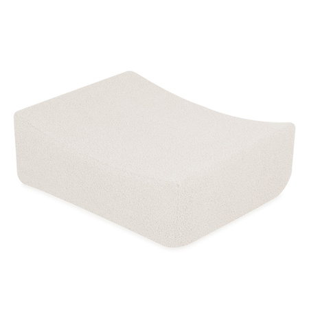 PLUSH NEST Mini-Spielplatz (+Pool und 100 Bälle), cremefarbenes Lammfell
