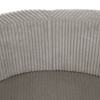 PLUSH NEST Suchy basen, 90x30 cm, okrągły, beżowy, gruby sztruks