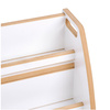 PLUSH NEST Children's bookcase, organizer, white, Wooden Play