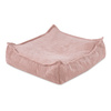 PLUSH NEST pouf, 60x60 cm, floor cushion , pink , premium corduroy